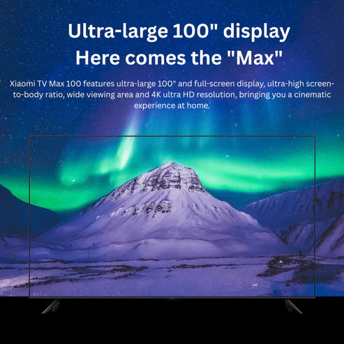 Xiaomi Mi 100 inch Android Smart QLED TV - 4K, L100MA-SP