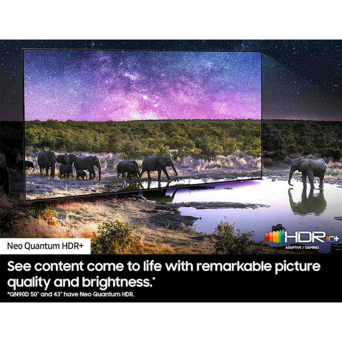 Samsung 65 inch Smart Neo QLED TV - 4K, 65QN90D