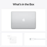 Apple MacBook Air (13-inch, Apple M1 chip with 8‑Core CPU and 7‑Core GPU, 8GB RAM, 256GB SSD) Silver, M1