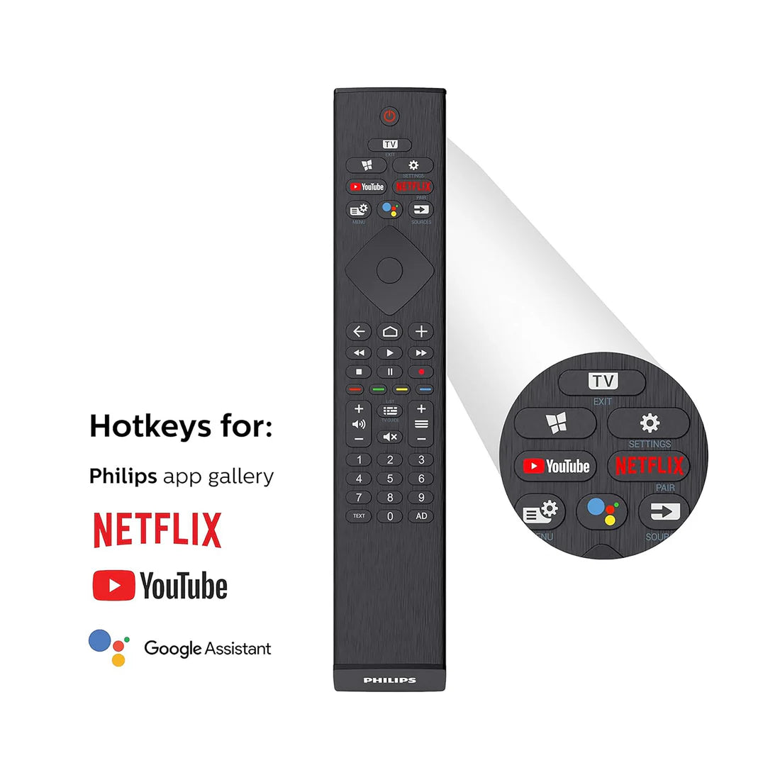 Philips 55 inch Android Smart TV - 4K, 55PUT8215