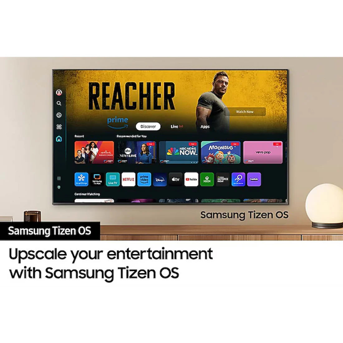 Samsung 98 inch Smart TV - 4K, 98DU9000